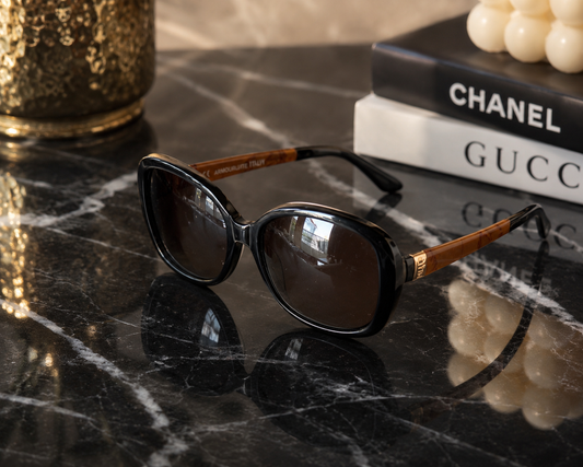 Luxury Oversized Black Sunglasses for Women