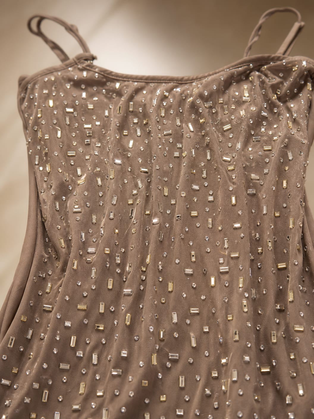 Women's Sparkling Embellished Maxi Evening Gown