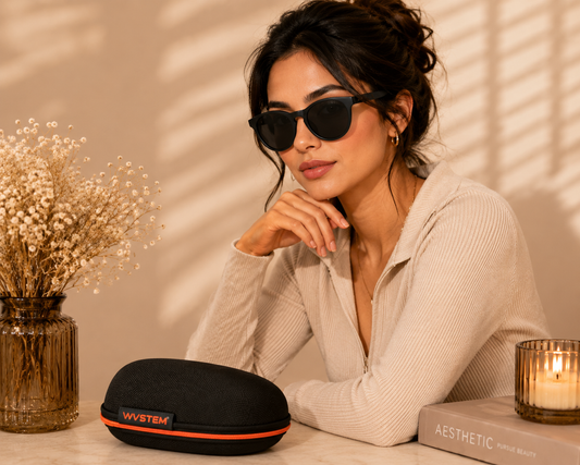 Classic Black Square Sunglasses for Women
